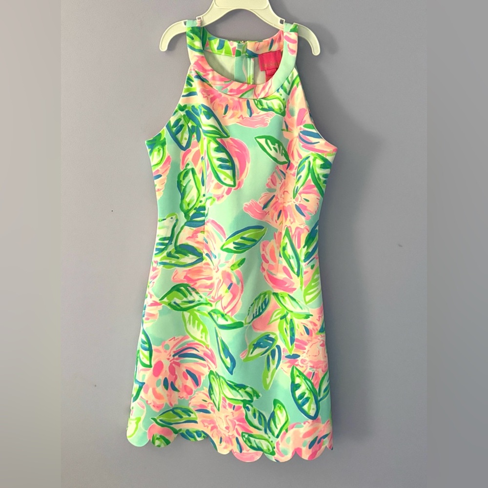 Lilly Pulitzer Girls Size 10 (Large) Scallop Bottom Dress